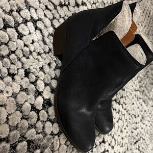 Lucky Brand Black Ankle Booties
